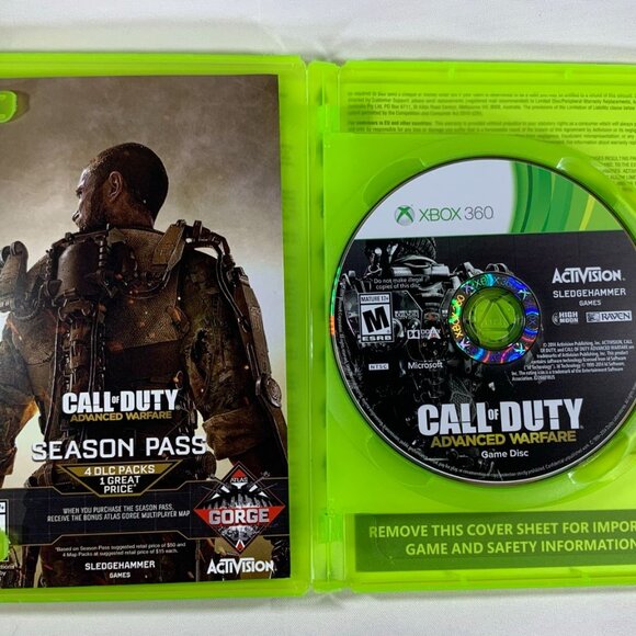 Activision Call of Duty Advanced Warfare Xbox 360 Video Game 2 Disc 2014 Tested - Picture 2 of 6